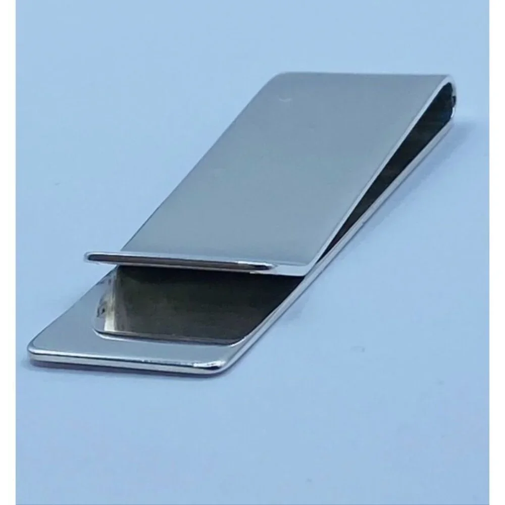 Sterling Silver Tiffany & Co Smooth Blank Money Clip 18.8G